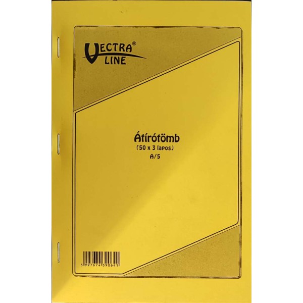 Önátírótömb VECTRA-LINE A/5 50x3 példány