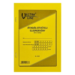 Nyomtatvány Átadás-Átvételi elismervény VECTRA-LINE A/5 álló 25x3 lapos B13-69/V