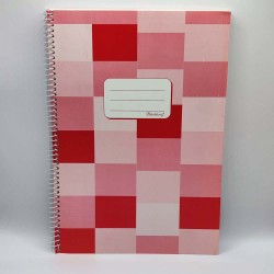 Spirálfüzet Blackberry A/4 70 lapos franciakockás