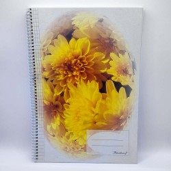 Spirálfüzet Blackberry A/4 70 lapos franciakockás