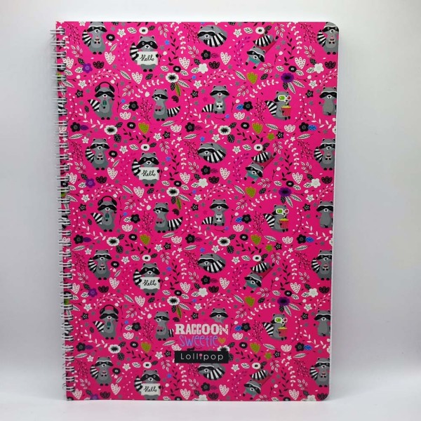 Spirálfüzet LIZZY CARD A/4 70 lapos kockás Spirálfüzet LIZZY CARD A/4 70 lapos kockás