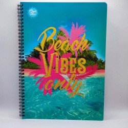 Spirálfüzet LIZZY CARD A/4 70 lapos kockás