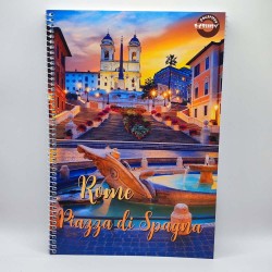 Spirálfüzet T-CREATIVE A/4 70 lapos kockás