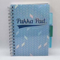 Spirálfüzet regiszteres PUKKA PAD A/5 100 lapos vonalas