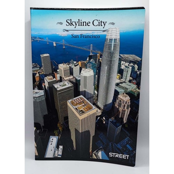 Füzet STREET Skyline A/4 54 lapos kockás