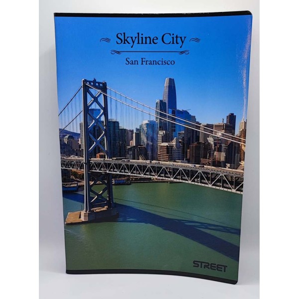 Füzet STREET Skyline A/4 54 lapos kockás