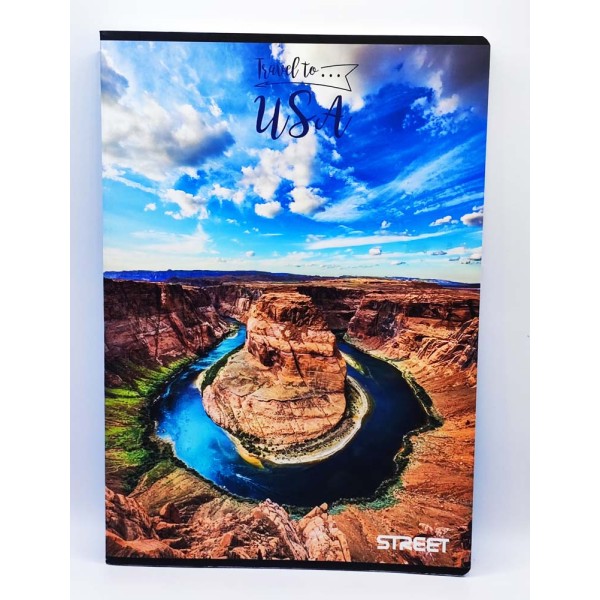 Füzet STREET A/4 54 lapos sima