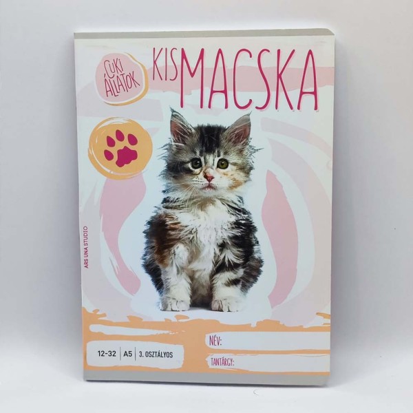 Füzet ARS UNA A/5 32 lapos vonalas 12-32 3. osztályos