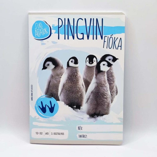 Füzet ARS UNA A/5 32 lapos vonalas 12-32 3. osztályos