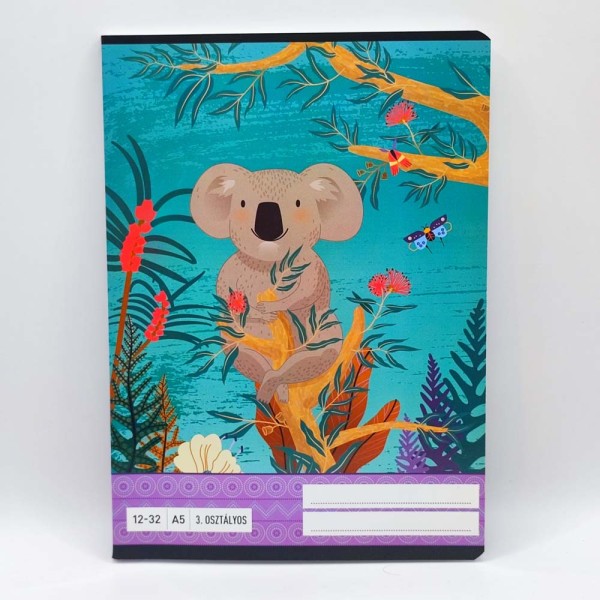 Füzet ARS UNA A/5 32 lapos vonalas 12-32 3. osztályos