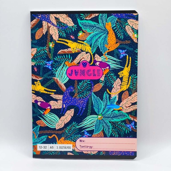 Füzet ARS UNA A/5 32 lapos vonalas 12-32 3. osztályos