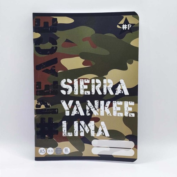 Füzet LIZZY CARD A/5 32 lapos vonalas 12-32 3. osztályos