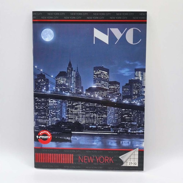 Füzet T-CREATIVE A/5 32 lapos 27-32 kockás