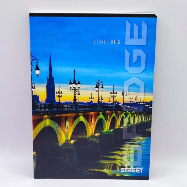 Füzet STREET A/5 50 lapos vonalas