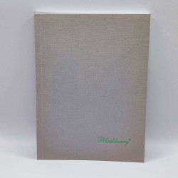 Beírókönyv Blackberry A/5 szürke puhafedeles 100 lapos sima RETRO