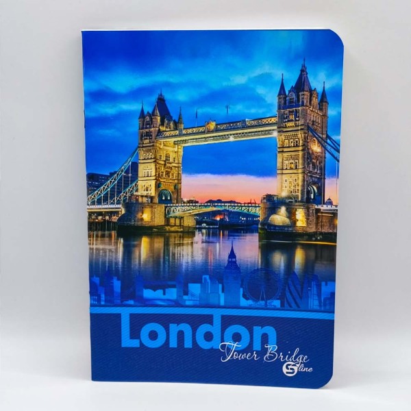 Füzet S-LINE A/4 52 lapos kockás