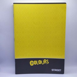 Füzet STREET A/4 52 lapos vonalas Sárga lapszín