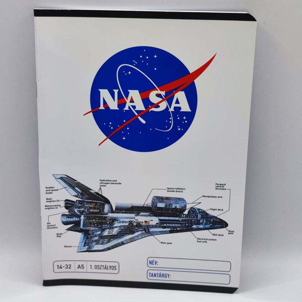 Füzet FŰZFŐI A/5 32 lapos vonalas 14-32 1. osztályos