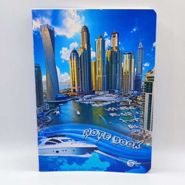 Füzet S-LINE A/5 52 lapos kockás