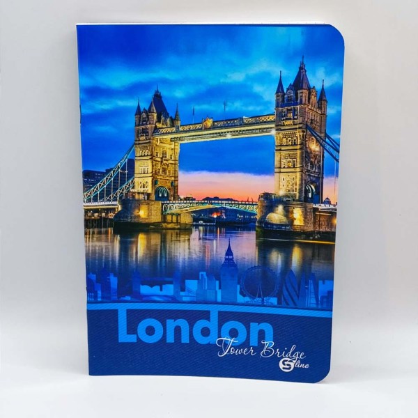 Füzet S-LINE A/5 52 lapos kockás