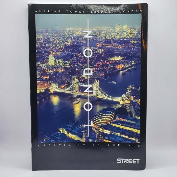 Füzet STREET A/4 50 lapos sima