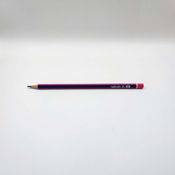 Grafitceruza NEBULO B háromszögletű PIROS