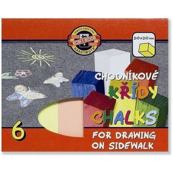 Aszfaltkréta KOH-I-NOOR 6db-os