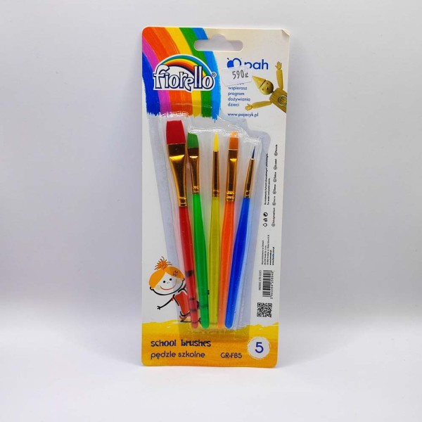 Ecset készlet FIORELLO GR-FB5 lapos (1,2,3,4,5)