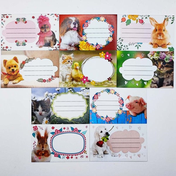 Füzetcímke STREET 10 címke/csomag