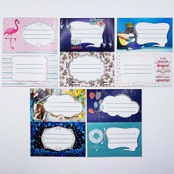 Füzetcímke STREET 10 címke/csomag