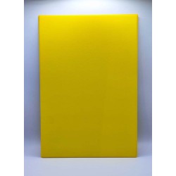 Gyurmatábla A/4 PVC sárga