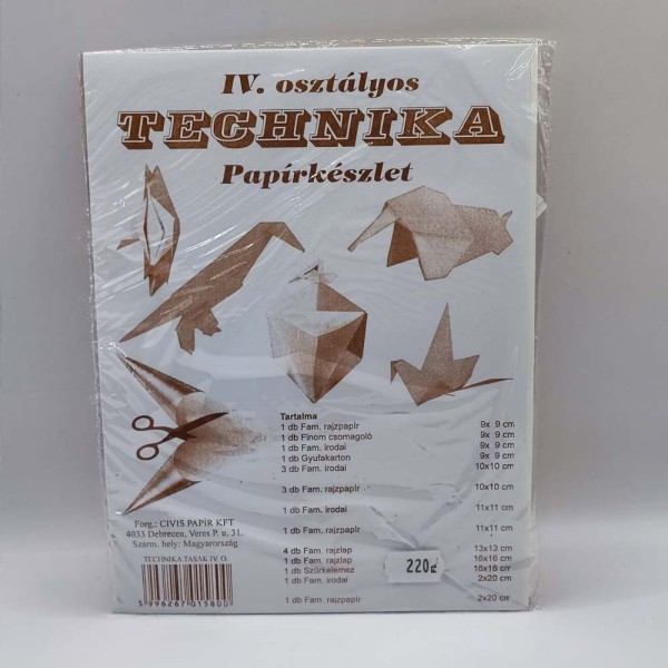 Technika csomag IV.oszt