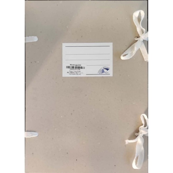 Növénygyűjtő fűzős dosszié A/4 10db növénygyűjtő lappal