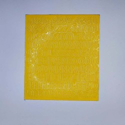 Öntapadós betűk és számok 1,5cm magas