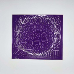 Öntapadós számok 3cm magas