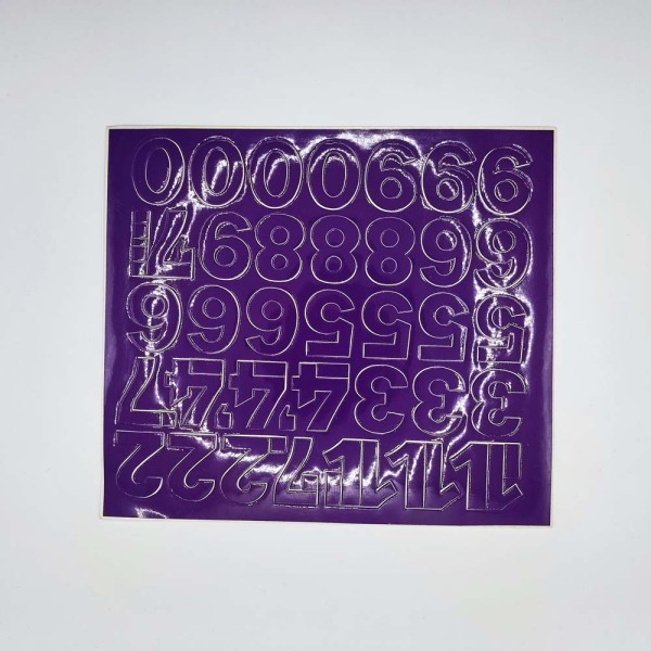 Öntapadós számok 3cm magas