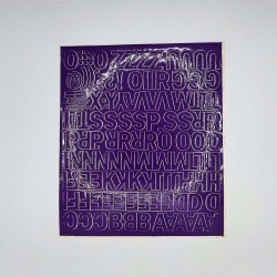 Öntapadós betűk 1,9cm magas