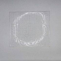 Öntapadós betűk A-M 5cm magas