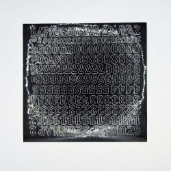 Öntapadós számok 1cm magas