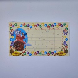 Órarend kétoldalas