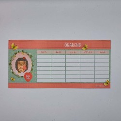 Órarend kétoldalas