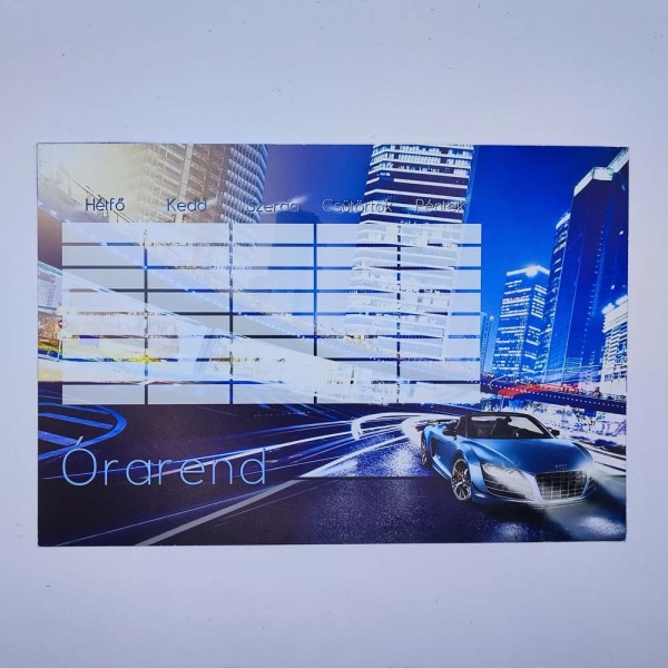 Órarend kétoldalas