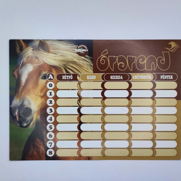 Órarend kétoldalas