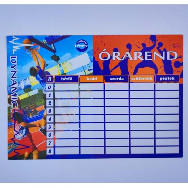 Órarend kétoldalas