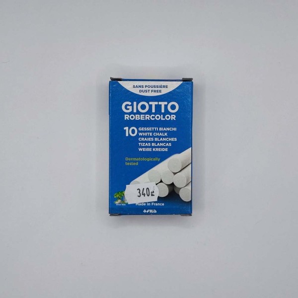 Táblakréta GIOTTO Robercolor fehér kerek 10 db-os