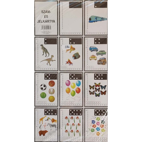 Szám és jelkártya I.oszt.