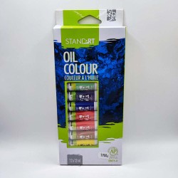 Tempera STANDART Oil Color 12 ml tubusos 12 db/készlet