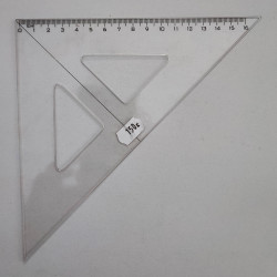 Vonalzó háromszög 45 fokos 