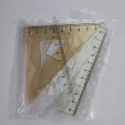 Vonalzókészlet mini 3 db-os 