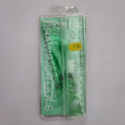 Vonalzókészlet 4 db-os zöld 